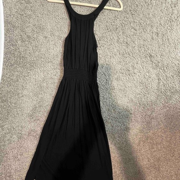 Blk Dress / Cover-Up Slit Bottom Half - Picture 1 of 4